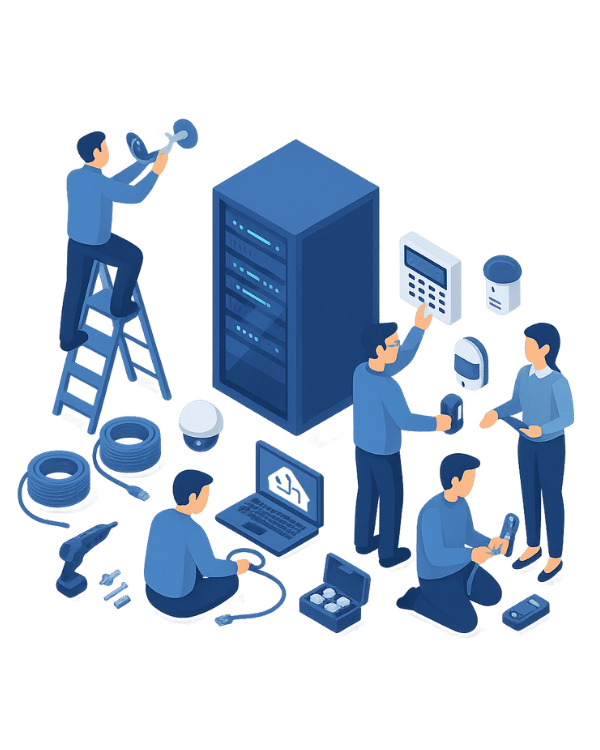 Wir planen ihre Alarmsysteme und Videoüberwachung - für Privathaushalte und mittelständische Unternehmen, Büro, Logistik und Werkstätten