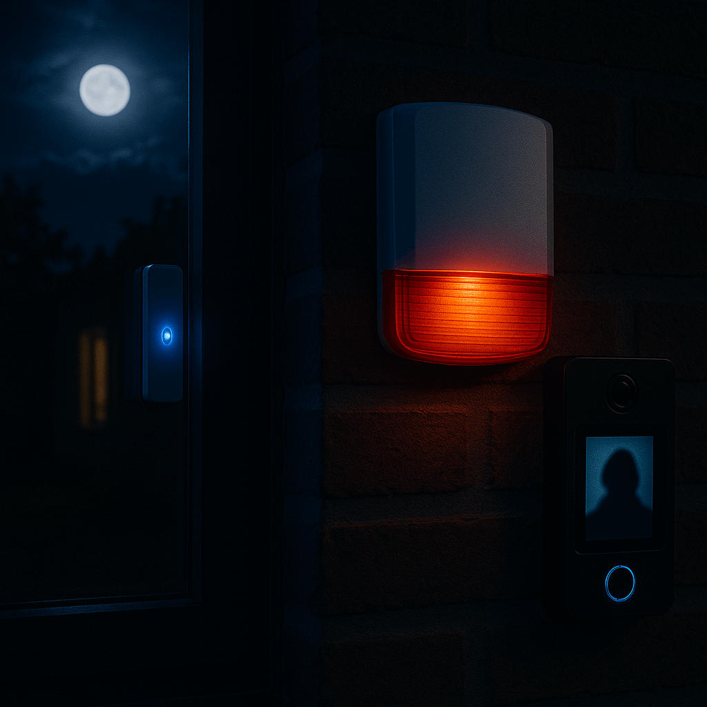 Einfamilienhaus und Wohnung absichern – Alarmanlagen und Sicherheitstechnik mit einfacher Bedienung.